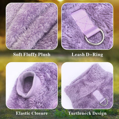 Idepet chaleco fleece ofrece calor suave para días fríos