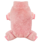 Idepet pijama para perro con cuello alto de fleece, abrigo cálido para mascotas pequeñas.