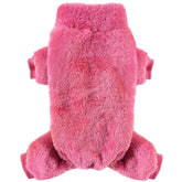Idepet pijamas Velvet para perros, vista frontal, ideal para abrigar en climas fríos