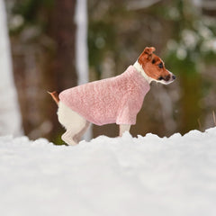 Idepet suéter para perro pequeño, cuello alto que mantiene el torso caliente.