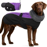 IDOMIK capa invierno para perros, resistente al agua para días de lluvia.