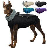 IDOMIK capa perro invierno con cremallera trasera para puesta rápida