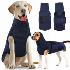 IDOMIK capa-relajante-ansiedad-perro, capa envolvente para mayor seguridad durante tormentas
