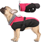 IDOMIK chaqueta impermeable con tiras reflectantes para perros, visibilidad nocturna mejorada.