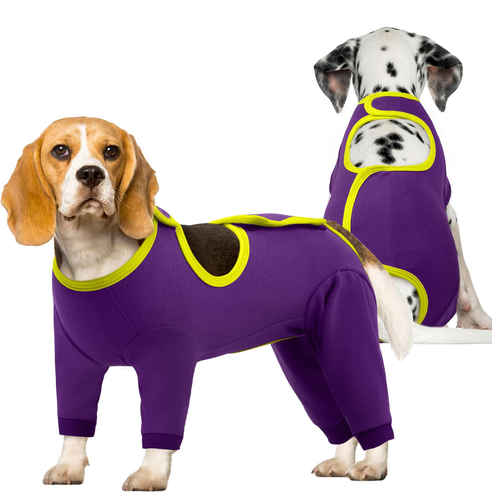 IDOMIK traje de recuperación para perros, enfoque en protección de heridas postoperatorias