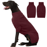 IECOii chaleco perro 4xl en uso, ideal para mantener a razas grandes abrigadas