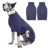 IECOii sudadera para gran danés azul 5XL, cálida y elegante