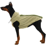 IECOii sudadera fleece para gran-danés con tiras reflectantes para mayor visibilidad nocturna.