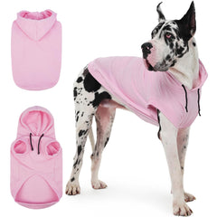 IECOii sudadera para perro con capucha 3XL, ideal para climas fríos.