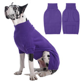 IECOii sudadera para gran danés 5XL, frente, calor cómodo para paseos invernales.