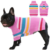 IECOii sudadera para perros grandes con rayas, ideal para fiestas navideñas