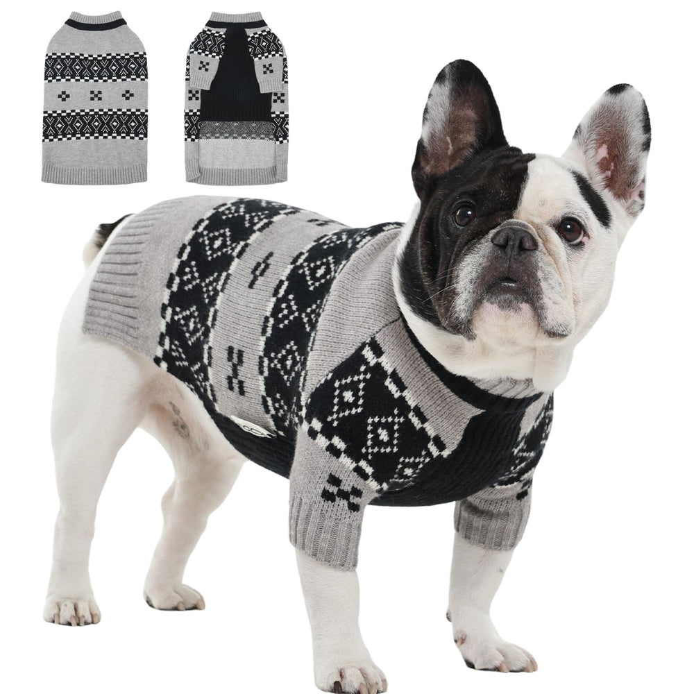 IECOii sudadera XL para perro grande, vista frontal, ideal para paseos invernales.