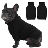 iecoii sudadera para perro mediano con cuello alto, cálida para días fríos