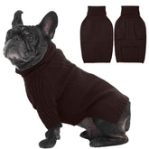 IECOii sudadera para perro mediano, tejido acrílico suave, ideal para climas fríos.