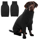 IECOii XL sudadera para perro, frente con cuello alto suave y cálida.