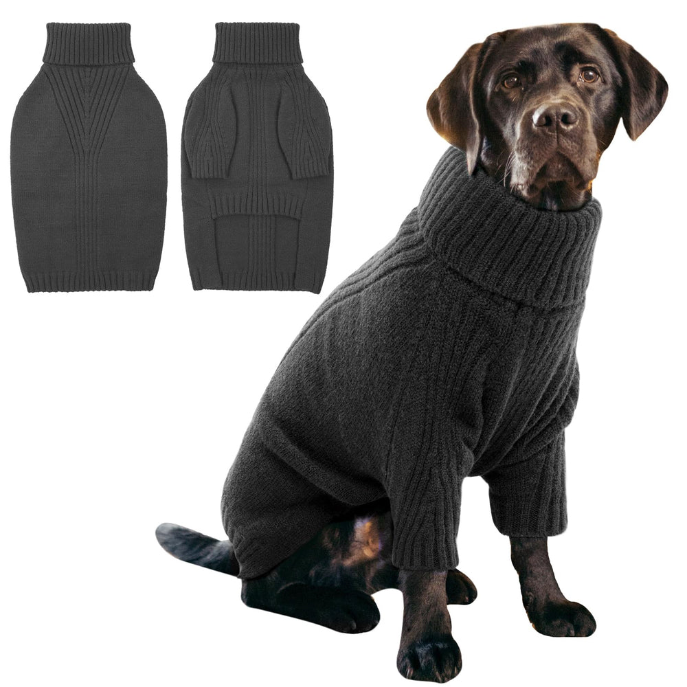 IECOii XL sudadera para perro con cuello alto y manga, ajuste cómodo