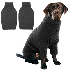 IECOii XL sudadera para perro con cuello alto y manga, ajuste cómodo