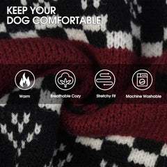 IECOii sudadera para perro XL con elasticidad alta, libertad de movimiento.