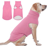IECOii sudadera XXL rosa, tejido velour suave para mayor calor en paseos.