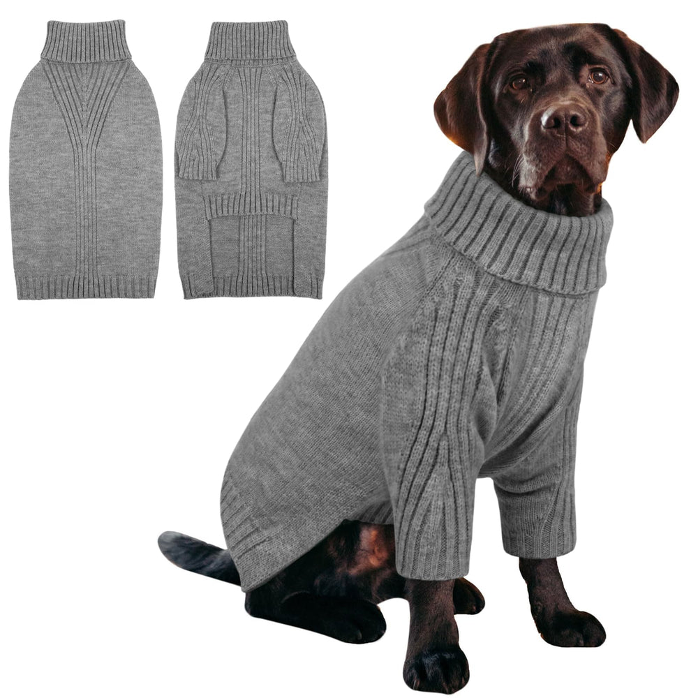 IECOii XXXXL sudadera para perro con cuello alto, confort cálido para paseos