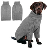 IECOii XXXXL sudadera para perro con cuello alto, confort cálido para paseos