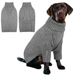 IECOii XXXXL sudadera para perro con cuello alto, confort cálido para paseos