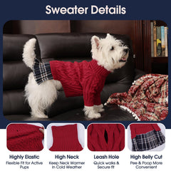 IECOii sudadera-perro-xxxl-orificio-correa-trasero: paseo cómodo con correa sin quitarla.