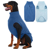 IECOii suéter doberman dos piezas azul oscuro, ideal para abrigar en paseos al exterior.