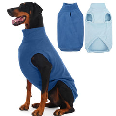 IECOii suéter doberman dos piezas azul oscuro, ideal para abrigar en paseos al exterior.