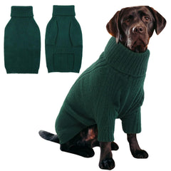 IECOii suéter XL para perro: frente visible, cálido para paseos de invierno.