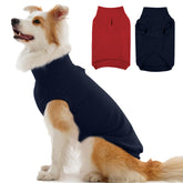 IECOii suéter fleece para perro grande en azul, cómodo para paseos diarios