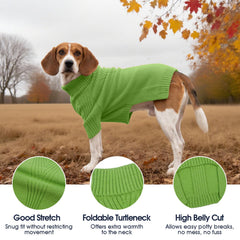 Tejido suave del suéter IECOii para perro salchicha, cómodo y fácil de cuidar.