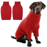 IECOii XL suéter para perros, cuello alto y mangas para mayor abrigo