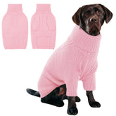 IECOii XL sudadera para perros, vista frontal, ajuste cómodo para paseos fríos.