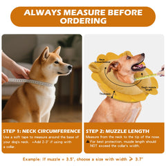 IEUUMLER collar cómodo inflable con diseño suave para perros y gatos.
