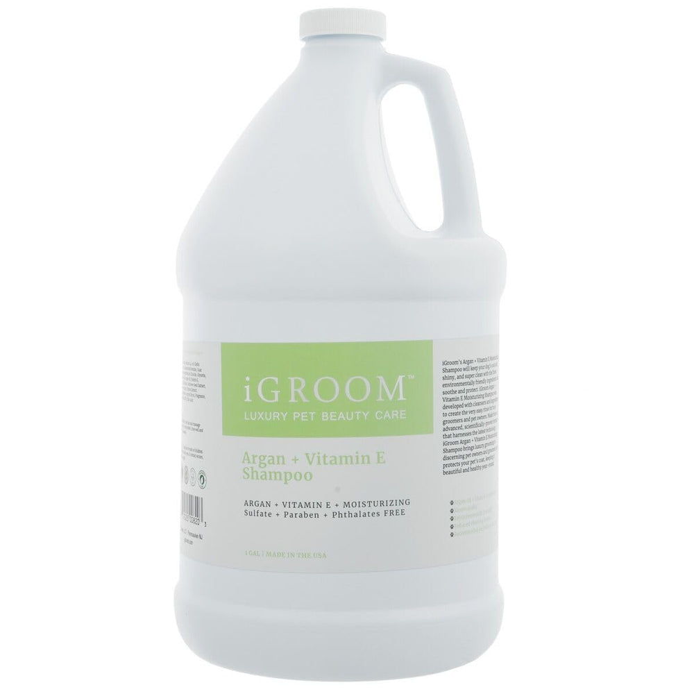 iGroom Argán y Vitamina E champú para perros, mejora brillo y suavidad del pelaje en cada lavado