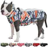 IKIPUKO chaqueta de invierno para perro XXL, frente, protege del frío
