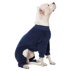 IKIPUKO pijama para perros, apertura para hacer sus necesidades sin quitarse.