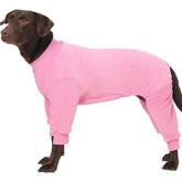 IKIPUKO pijama para perro grande, frente, aporta calor suave para días fríos.