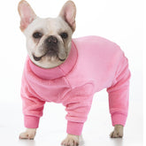 IKIPUKO pijama para perros grandes, frontal, mantiene el calor durante paseos.