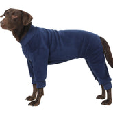 IKIPUKO pijama para perros rosa, vista frontal, mantiene caliente durante paseos
