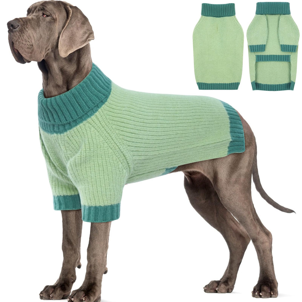 Sudadera IKIPUKO para perros con cuello alto y talla 4XL, ideal para climas fríos.