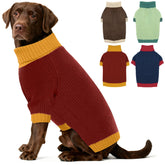 IKIPUKO suéter para perros 2XL burdeos: cálido y cómodo para paseos invernales.