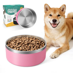 ikitchen tazón-para-perro con aislamiento doble y acero inoxidable, duradero y seguro.