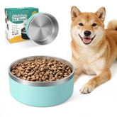 IKITCHEN tazón para perros con doble pared mantiene comida y agua a la temperatura.