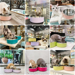 IKITCHEN tazón-perro-base-antideslizante: base de goma evita deslizamientos en el suelo.