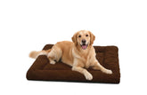 ZENGAOOU Cama de jaula 48 x 30 para perros grandes | felpa suave, base antideslizante, lavable