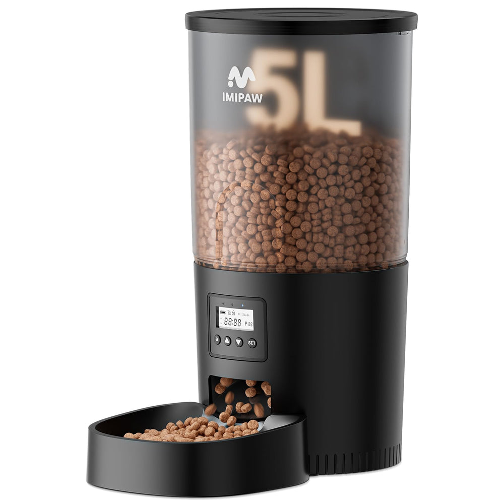 IMIPAW alimentador automatico 5L: gran capacidad para alimentar a tu gato