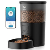 IMIPAW alimentador automatico para gatos con aplicación, controla horarios desde el móvil