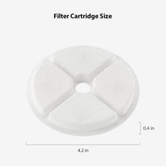 IMIPAW Filtro W03: instalación rápida en dispensador para gatos.